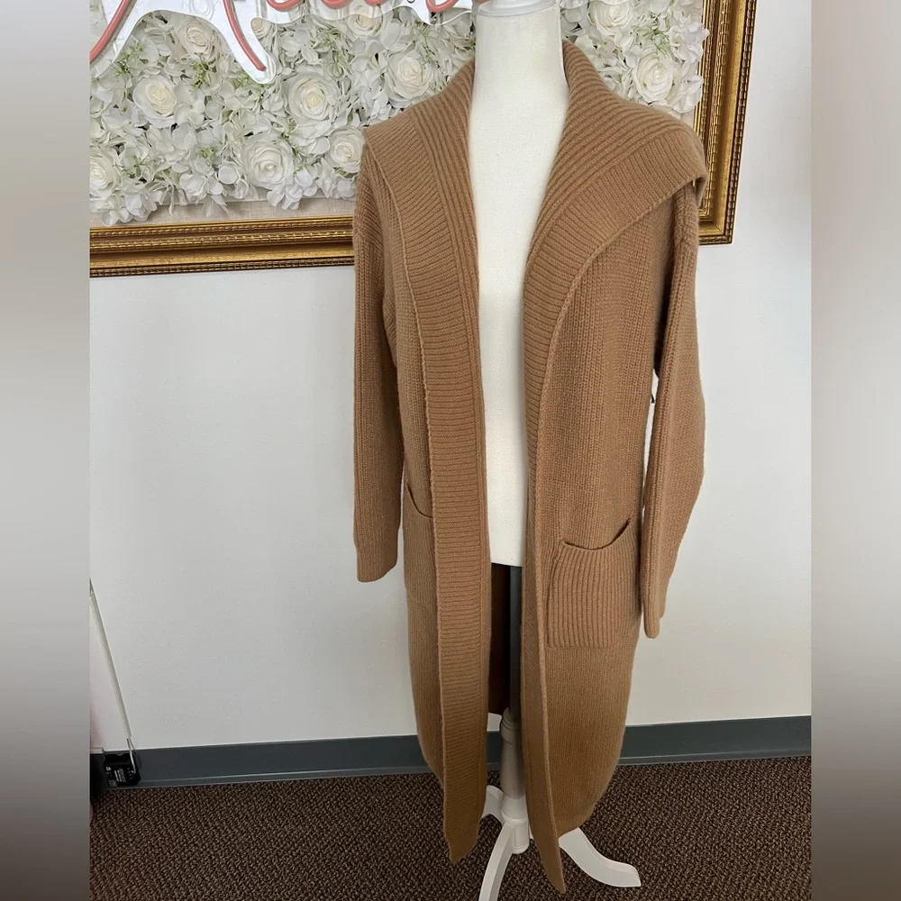 Rib Knit Longline Cardigan - Picture 3 of 4